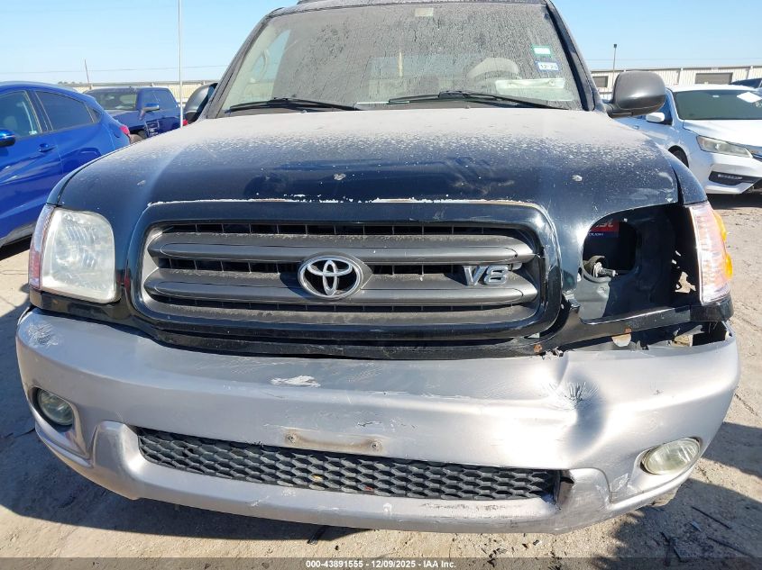 2002 Toyota Sequoia Sr5 V8 VIN: 5TDZT34AX2S059303 Lot: 43891555