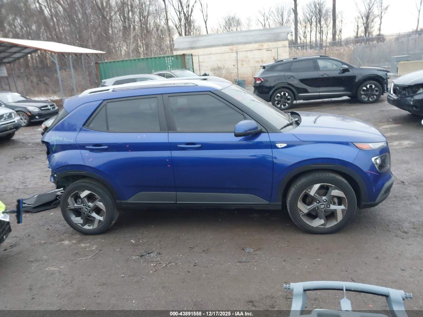 2022 Hyundai Venue Sel VIN: KMHRC8A38NU167420 Lot: 43891558