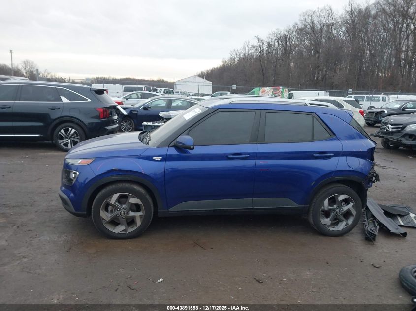 2022 Hyundai Venue Sel VIN: KMHRC8A38NU167420 Lot: 43891558