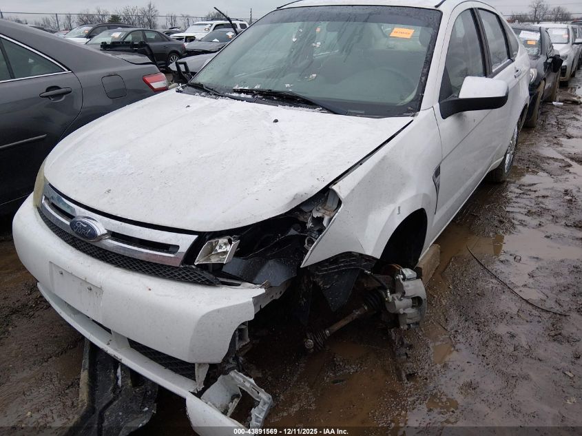 2008 Ford Focus Se/Ses VIN: 1FAHP35N68W161147 Lot: 43891569