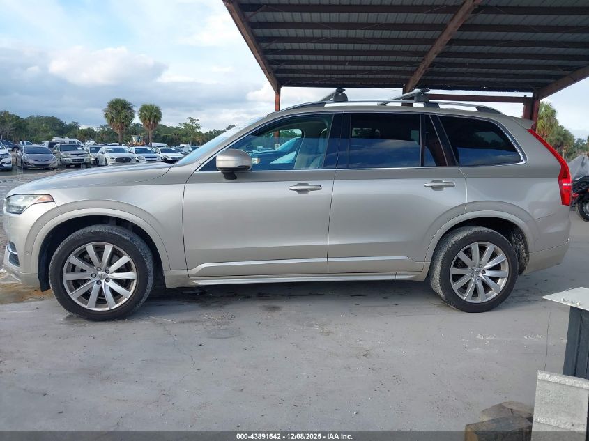 2016 Volvo Xc90 T6 Momentum VIN: YV4A22PKXG1038872 Lot: 43891642