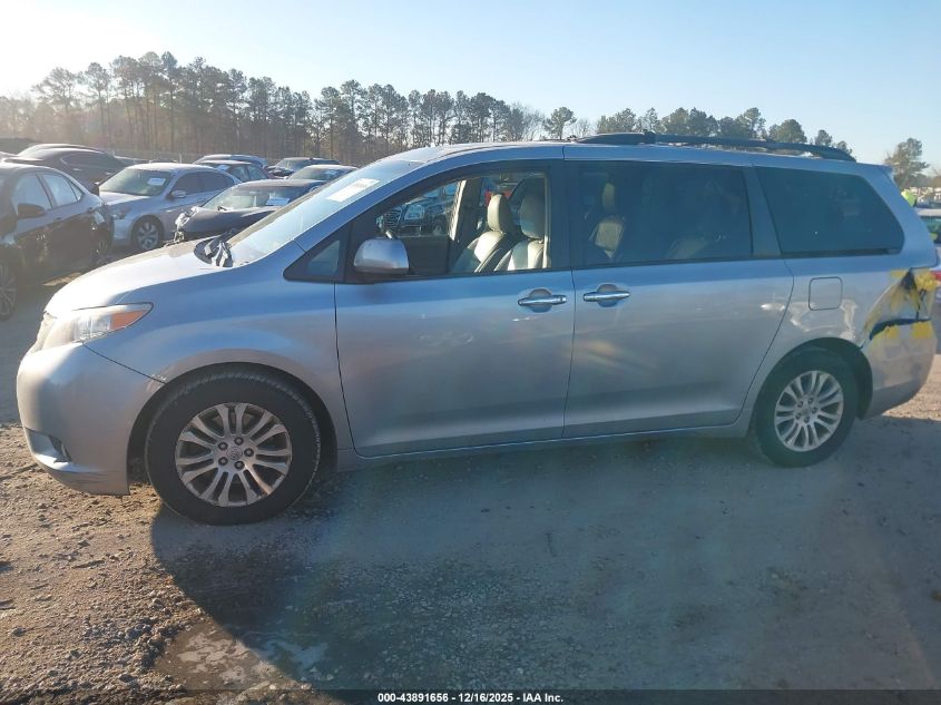 2016 Toyota Sienna Xle 8 Passenger VIN: 5TDYK3DC8GS752619 Lot: 43891656