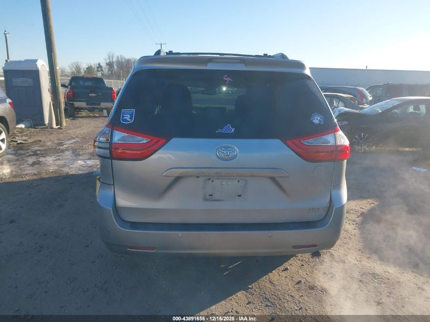 2016 Toyota Sienna Xle 8 Passenger VIN: 5TDYK3DC8GS752619 Lot: 43891656