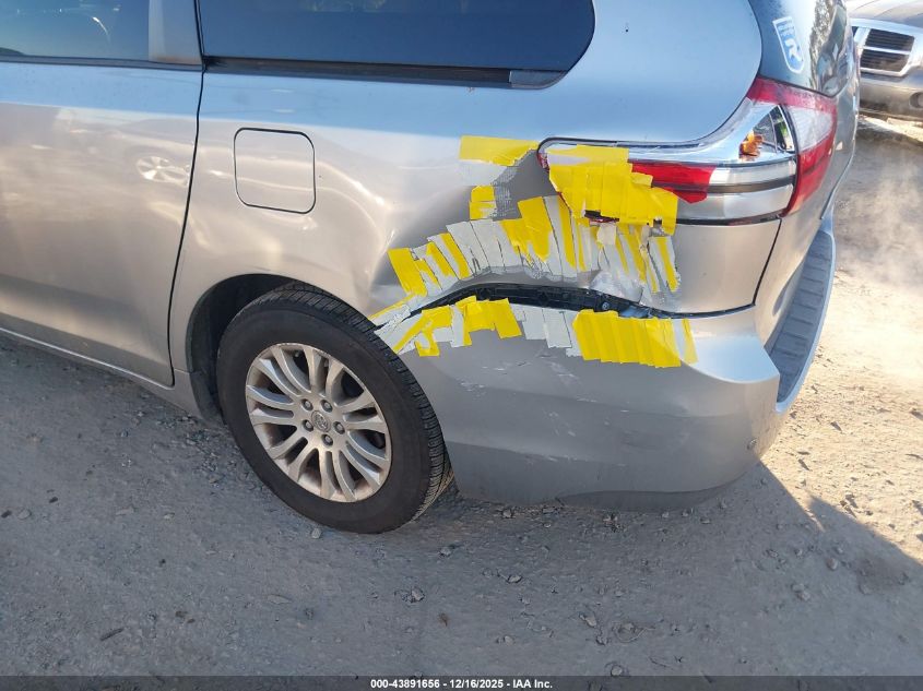 2016 Toyota Sienna Xle 8 Passenger VIN: 5TDYK3DC8GS752619 Lot: 43891656