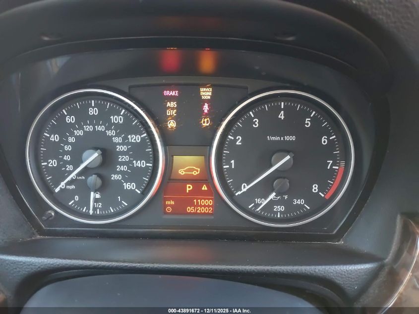 2008 BMW 328I VIN: WBAWV13528P120892 Lot: 43891672