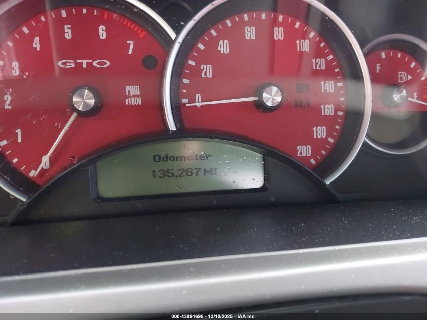 2004 Pontiac Gto VIN: 6G2VX12G24L214940 Lot: 43891698