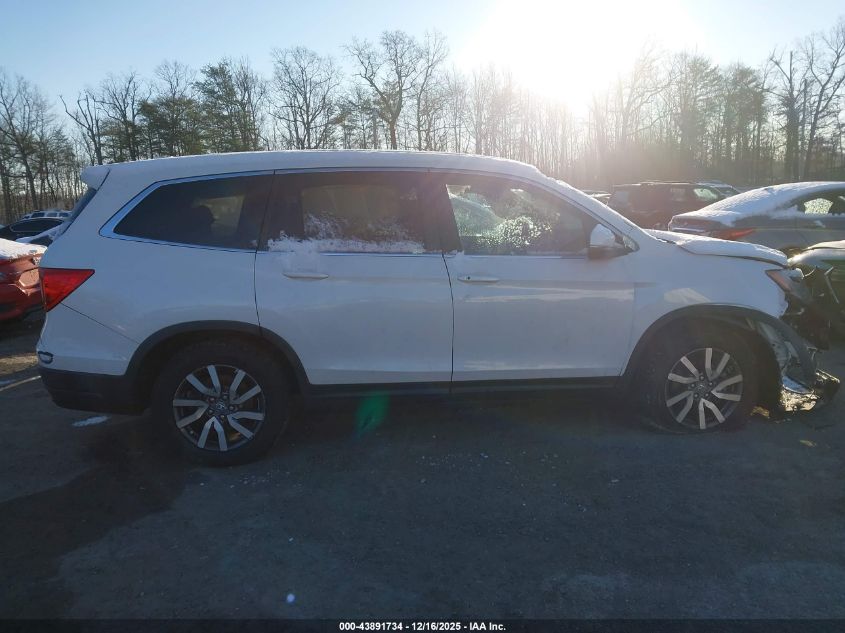 2020 Honda Pilot Awd Ex-L VIN: 5FNYF6H51LB066809 Lot: 43891734