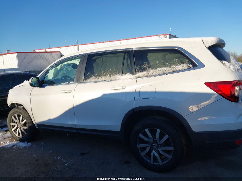 2020 Honda Pilot Awd Ex-L VIN: 5FNYF6H51LB066809 Lot: 43891734