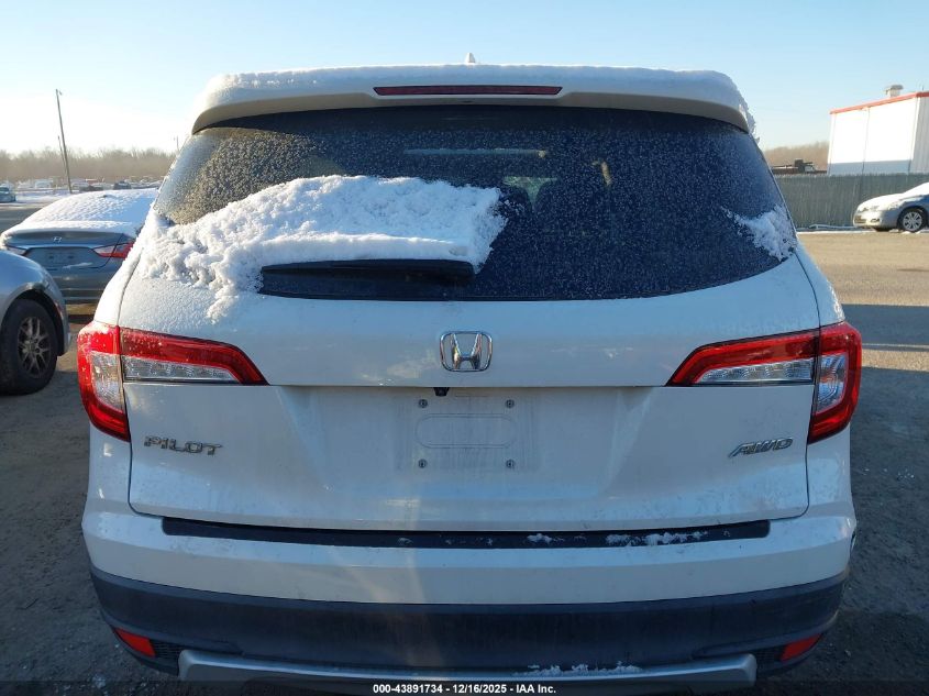 2020 Honda Pilot Awd Ex-L VIN: 5FNYF6H51LB066809 Lot: 43891734