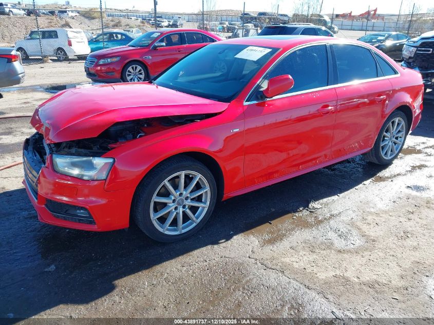 2014 Audi A4 2.0T Premium VIN: WAUEFAFL2EN006899 Lot: 43891737