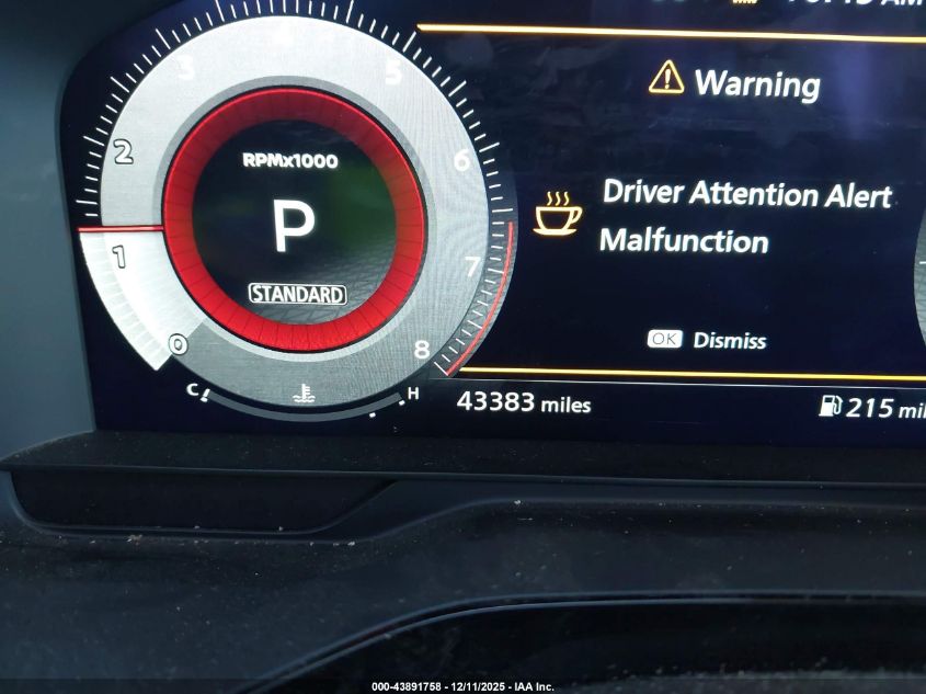 2024 Nissan Pathfinder Platinum Fwd VIN: 5N1DR3DG2RC234244 Lot: 43891758