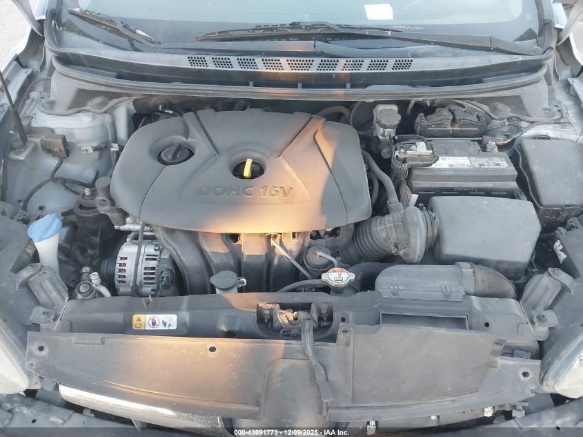 2015 Hyundai Elantra Limited VIN: 5NPDH4AE4FH595149 Lot: 43891773