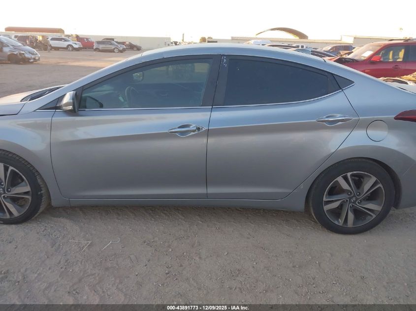 2015 Hyundai Elantra Limited VIN: 5NPDH4AE4FH595149 Lot: 43891773