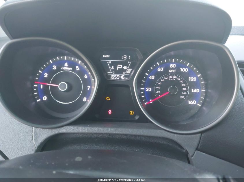 2015 Hyundai Elantra Limited VIN: 5NPDH4AE4FH595149 Lot: 43891773