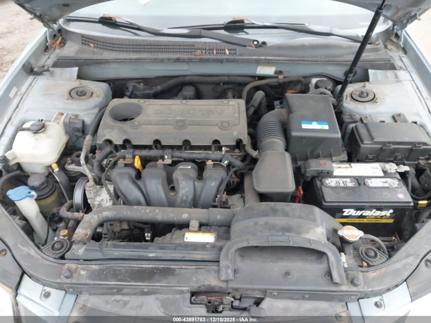 2010 Hyundai Sonata Gls VIN: 5NPET4ACXAH654294 Lot: 43891783