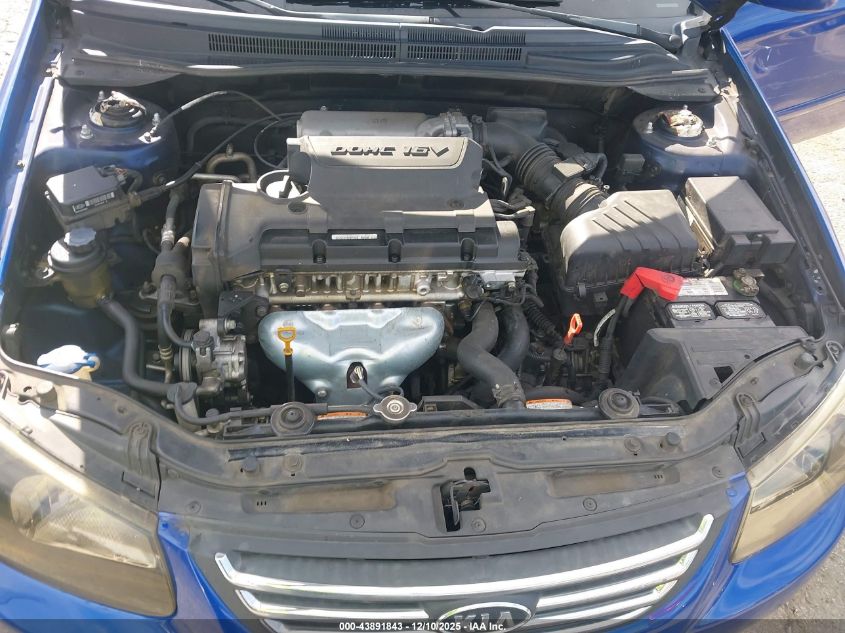 2009 Kia Spectra Ex VIN: KNAFE221495636303 Lot: 43891843