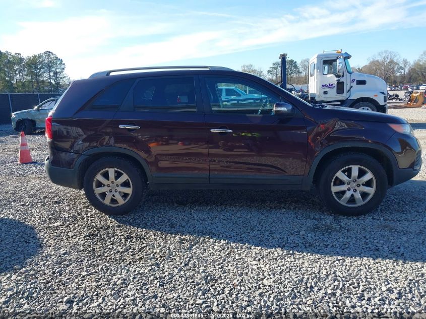 2012 Kia Sorento Lx V6 VIN: 5XYKT4A22CG224196 Lot: 43891845
