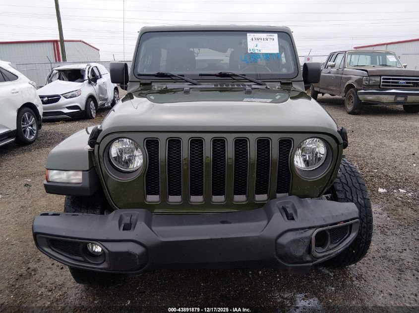 2021 Jeep Wrangler Unlimited 80Th Anniversary 4X4 VIN: 1C4HJXDN0MW619828 Lot: 43891879