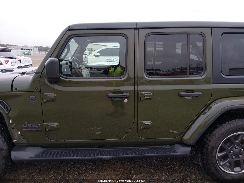 2021 Jeep Wrangler Unlimited 80Th Anniversary 4X4 VIN: 1C4HJXDN0MW619828 Lot: 43891879