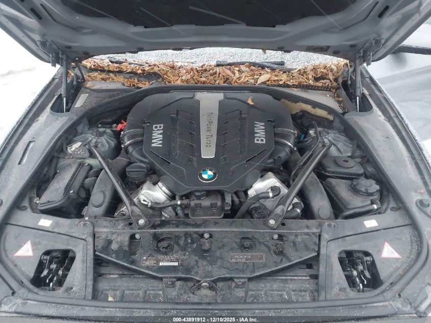 2012 BMW 550I xDrive VIN: WBAFU9C57CC786888 Lot: 43891912