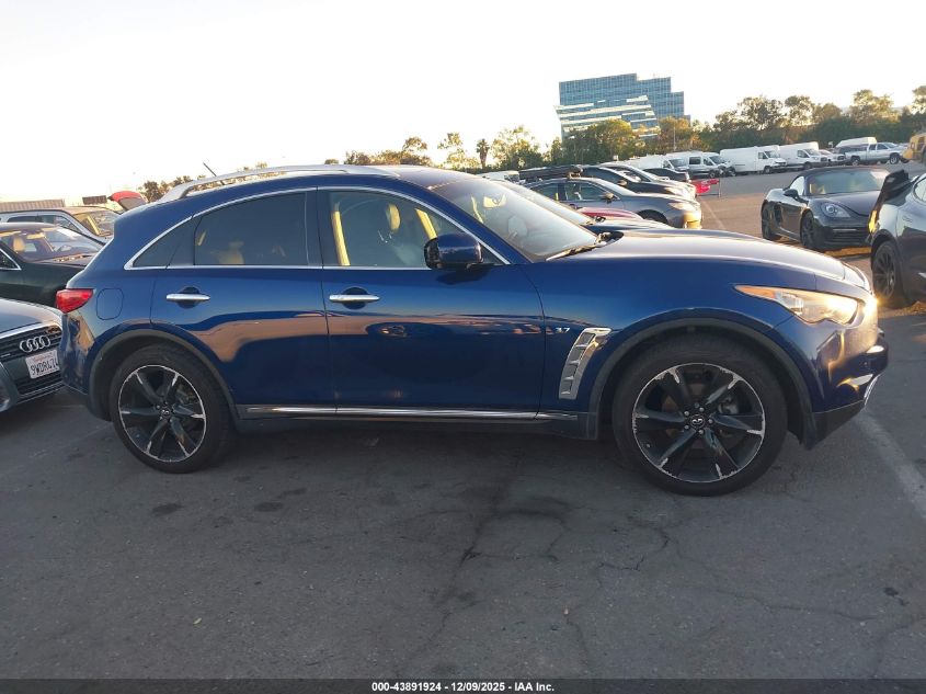 2016 Infiniti Qx70 VIN: JN8CS1MU3GM671566 Lot: 43891924