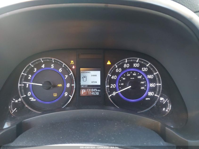 2016 Infiniti Qx70 VIN: JN8CS1MU3GM671566 Lot: 43891924