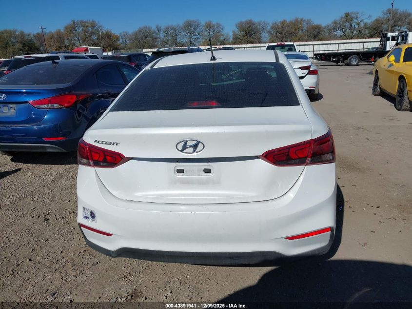 2018 Hyundai Accent Se VIN: 3KPC24A36JE034783 Lot: 43891941
