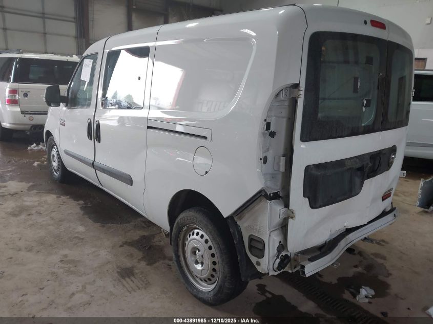 2022 Ram Promaster City Cargo Van VIN: ZFBHRFAB3N6Y31656 Lot: 43891985