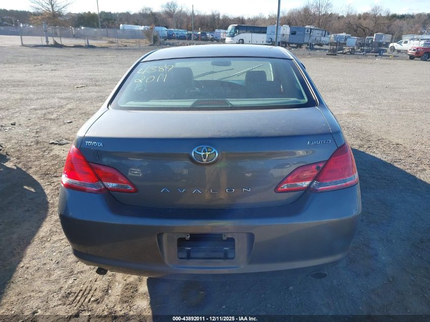 2006 Toyota Avalon Limited VIN: 4T1BK36BX6U157609 Lot: 43892011