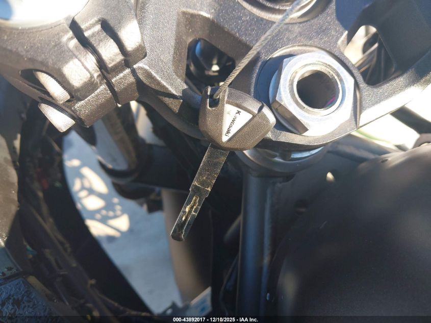 2026 Kawasaki Ex500 VIN: ML5EXGG16TDA72937 Lot: 43892017