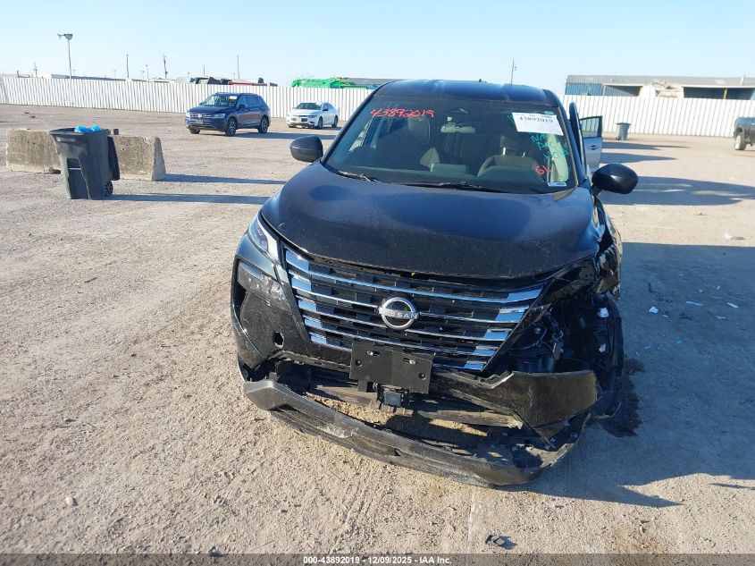 2025 Nissan Rogue S Fwd VIN: 5N1BT3AA5SC786111 Lot: 43892019