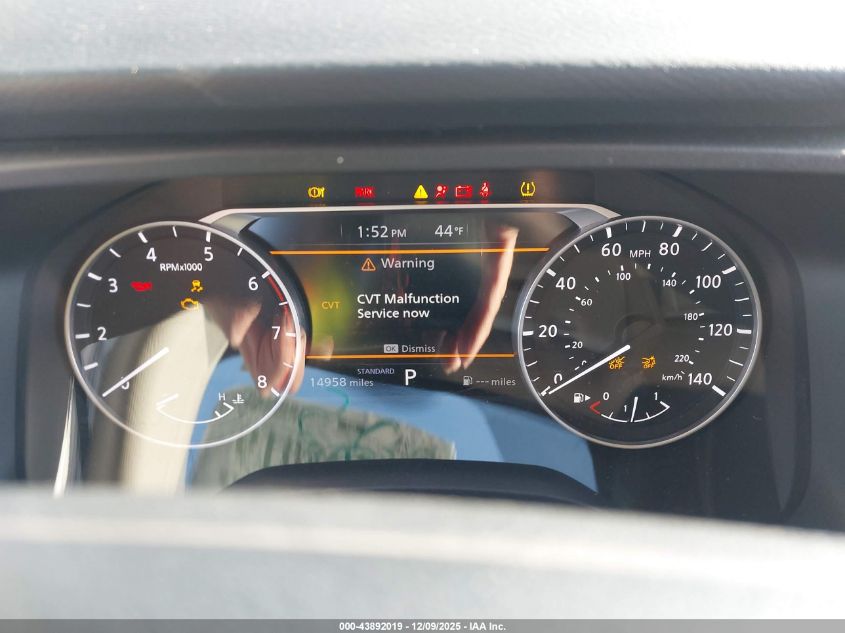 2025 Nissan Rogue S Fwd VIN: 5N1BT3AA5SC786111 Lot: 43892019