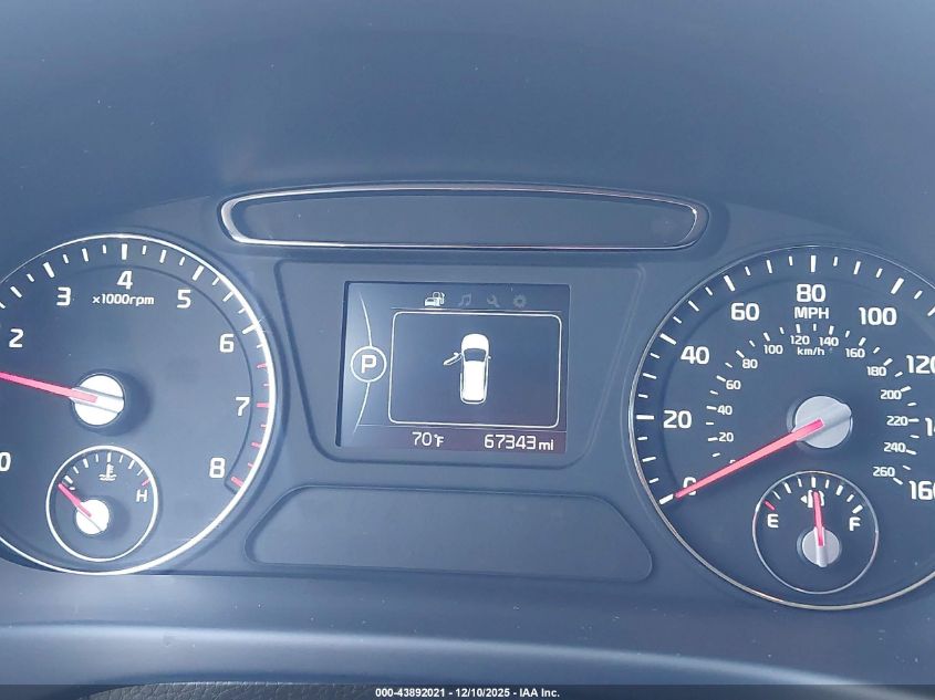 2016 Kia Sorento 3.3L Lx VIN: 5XYPGDA52GG092180 Lot: 43892021