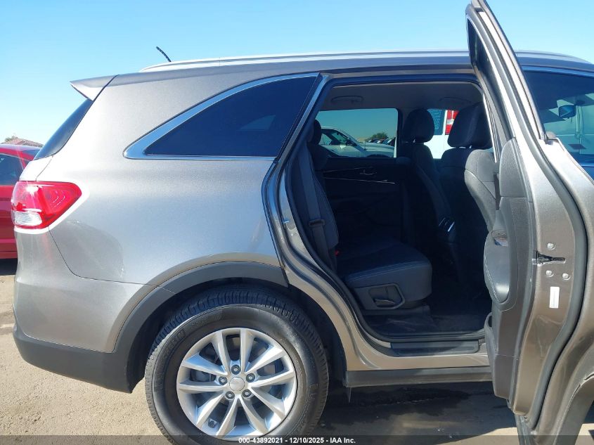 2016 Kia Sorento 3.3L Lx VIN: 5XYPGDA52GG092180 Lot: 43892021