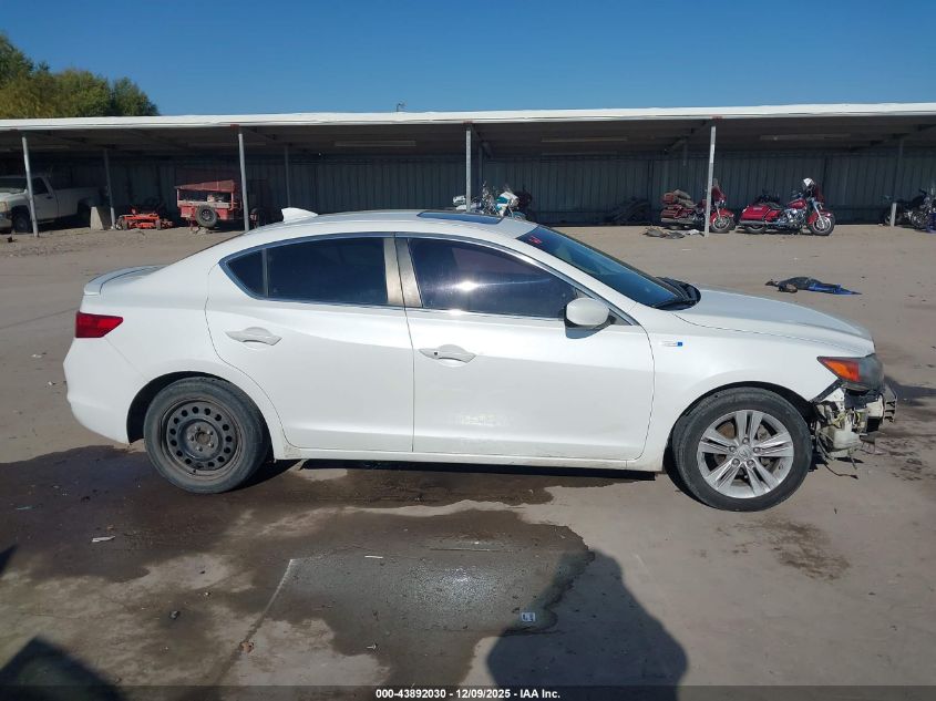 2013 Acura Ilx Hybrid 1.5L VIN: 19VDE3F34DE301138 Lot: 43892030