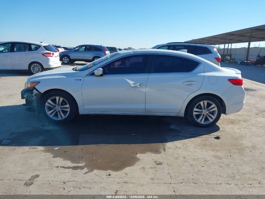 2013 Acura Ilx Hybrid 1.5L VIN: 19VDE3F34DE301138 Lot: 43892030