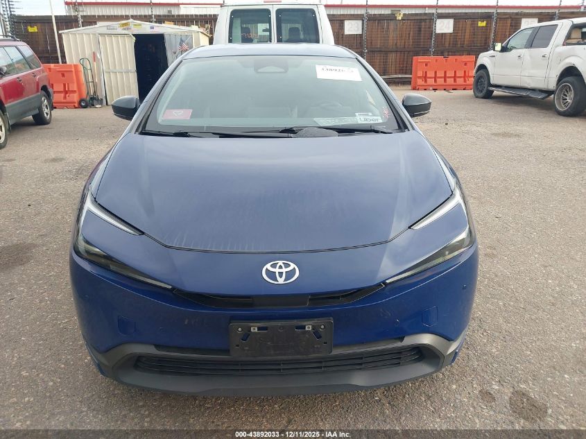 2023 Toyota Prius Le VIN: JTDACAAU2P3012825 Lot: 43892033