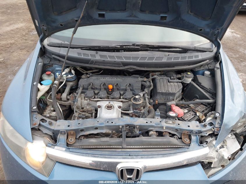 2008 Honda Civic Lx VIN: 1HGFA15588L052442 Lot: 43892039