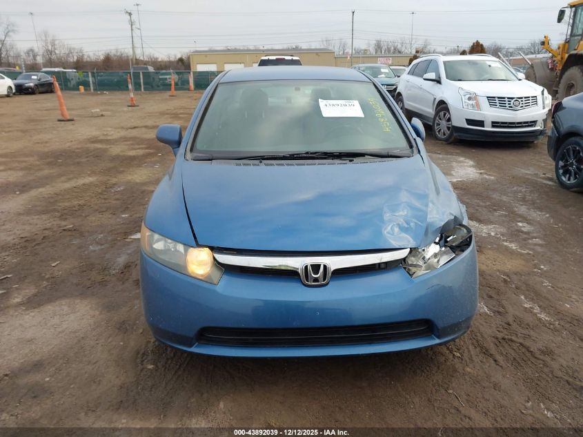 2008 Honda Civic Lx VIN: 1HGFA15588L052442 Lot: 43892039