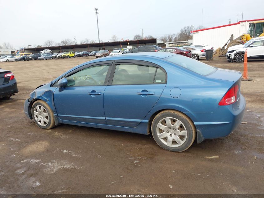 2008 Honda Civic Lx VIN: 1HGFA15588L052442 Lot: 43892039