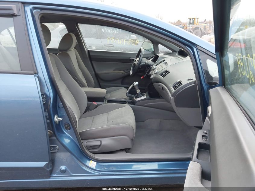 2008 Honda Civic Lx VIN: 1HGFA15588L052442 Lot: 43892039