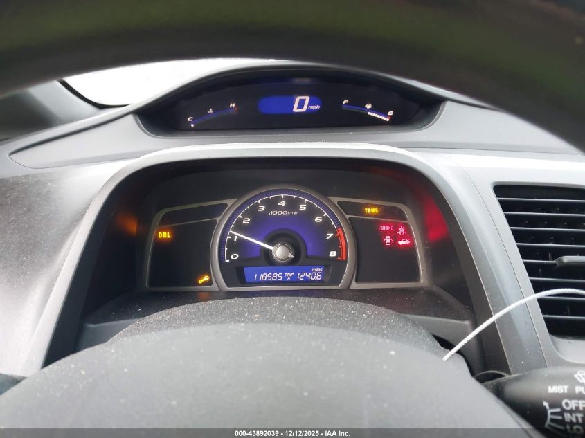 2008 Honda Civic Lx VIN: 1HGFA15588L052442 Lot: 43892039