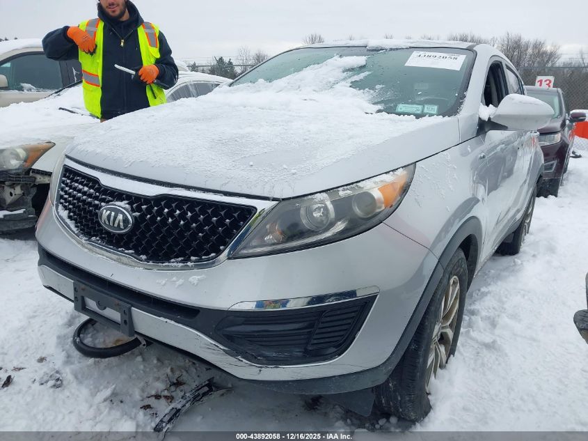 2015 Kia Sportage Lx VIN: KNDPBCAC7F7782297 Lot: 43892058