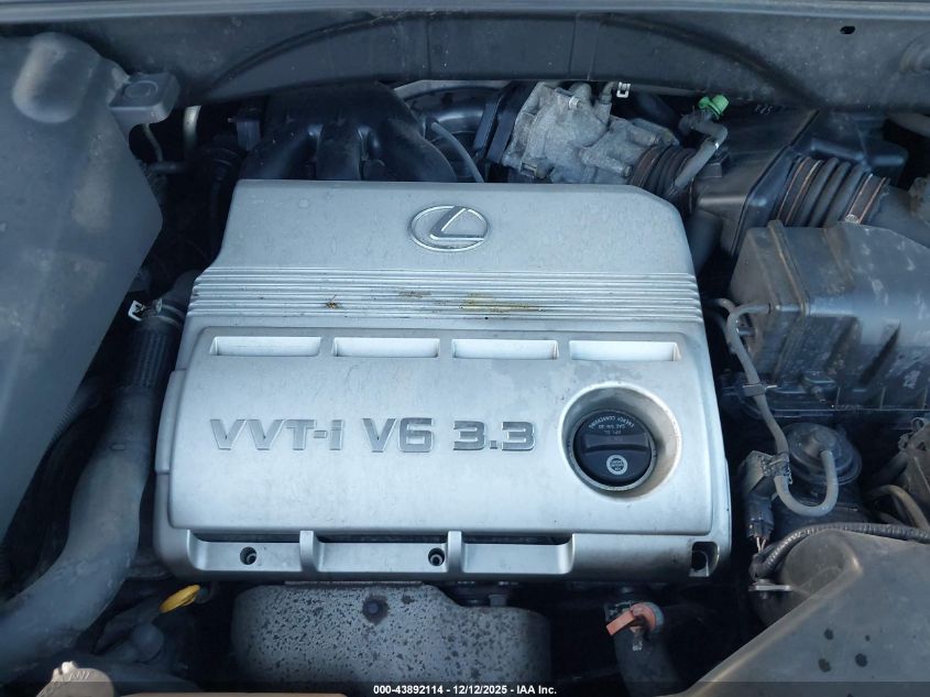 2004 Lexus Rx 330 VIN: JTJHA31U740045541 Lot: 43892114