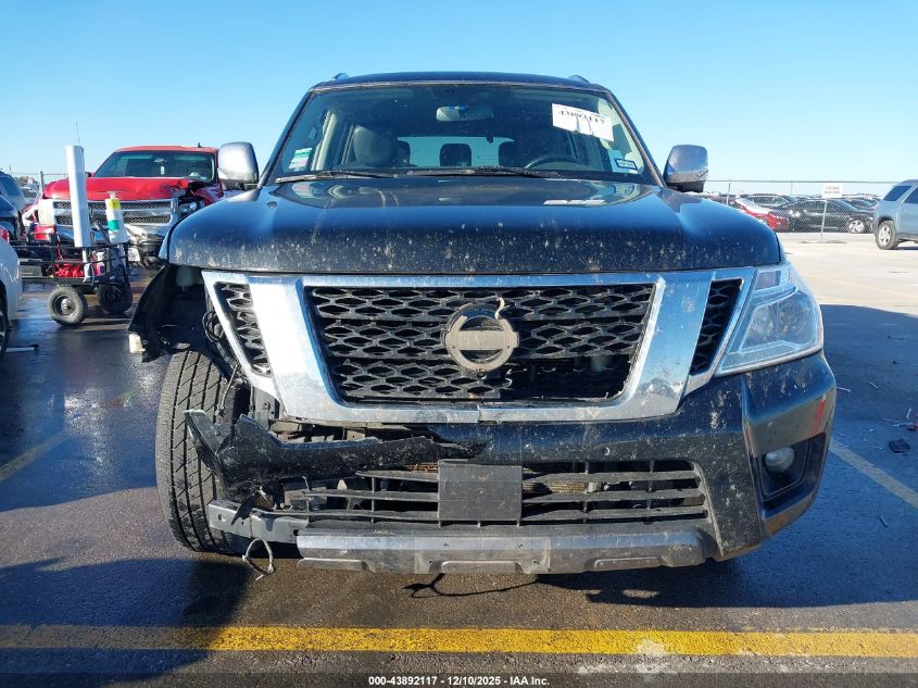 2020 Nissan Armada Sl 4Wd VIN: JN8AY2NC7L9617752 Lot: 43892117