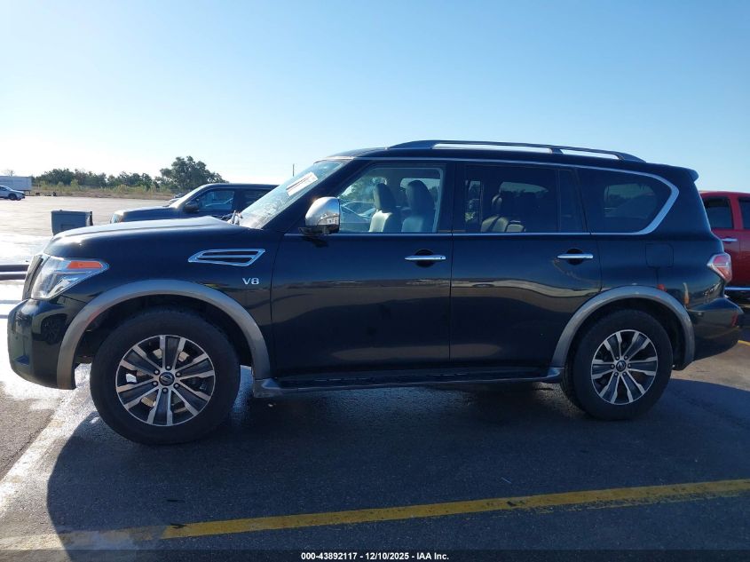 2020 Nissan Armada Sl 4Wd VIN: JN8AY2NC7L9617752 Lot: 43892117