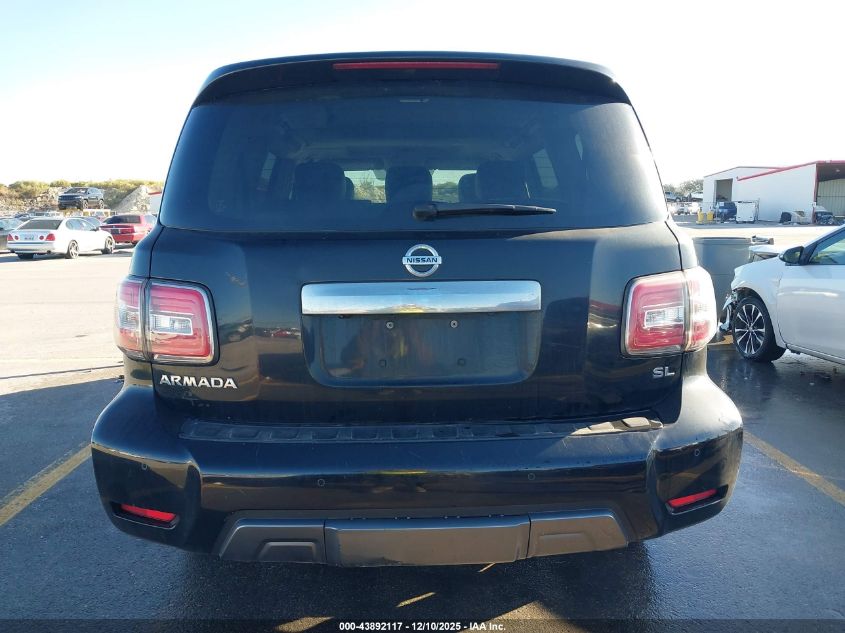 2020 Nissan Armada Sl 4Wd VIN: JN8AY2NC7L9617752 Lot: 43892117
