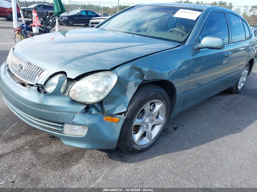 2001 Lexus Gs 300 VIN: JT8BD69S310137499 Lot: 43892137