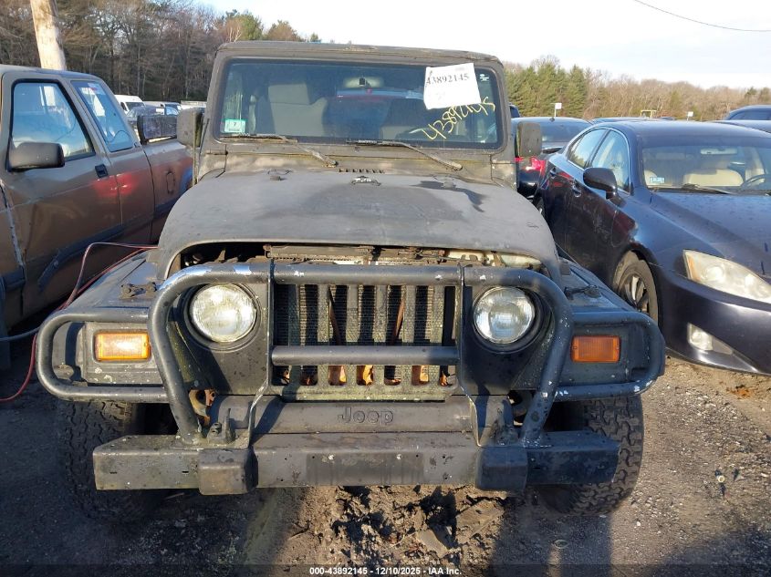 2003 Jeep Wrangler Sport VIN: 1J4FA49S13P312580 Lot: 43892145