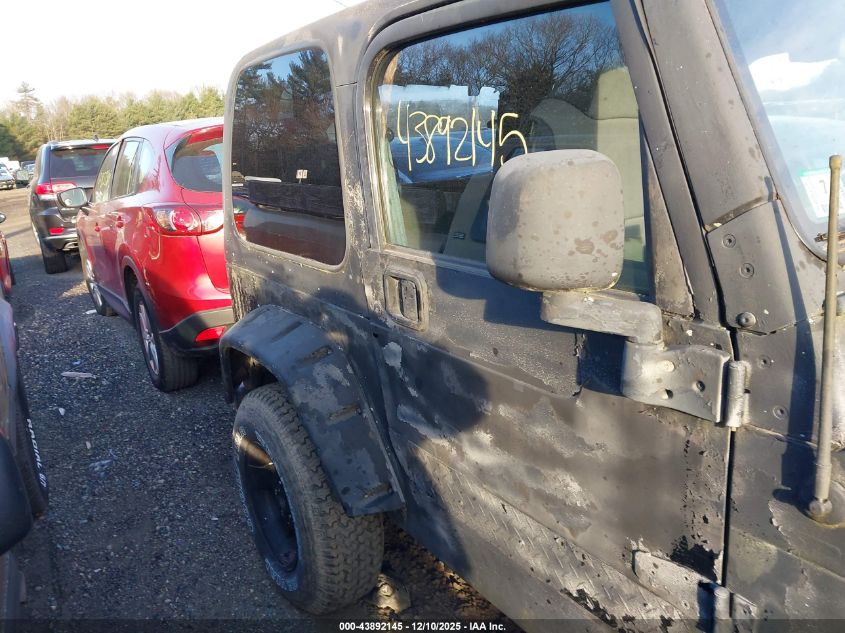 2003 Jeep Wrangler Sport VIN: 1J4FA49S13P312580 Lot: 43892145